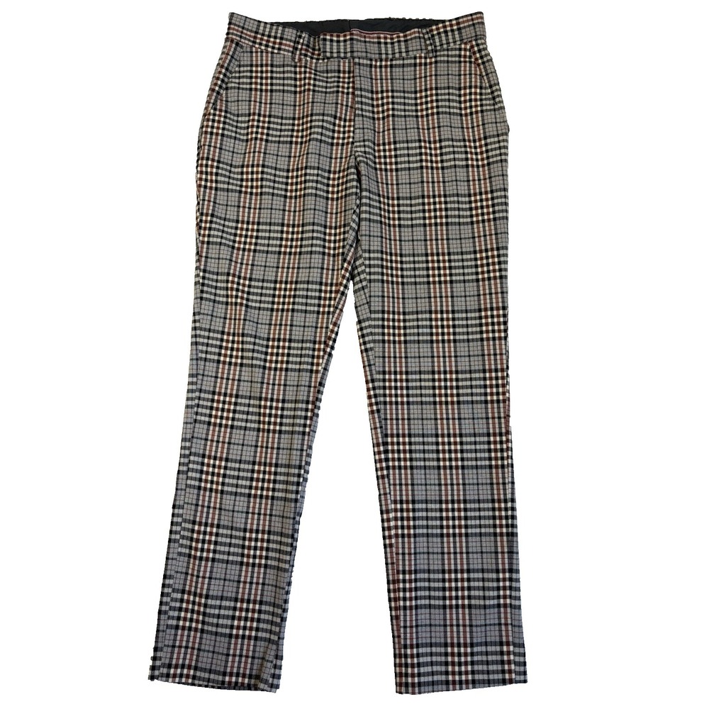Boohoo Man Men's 32R Preppy Plaid Trousers Pants Skater Urban Streetwear
